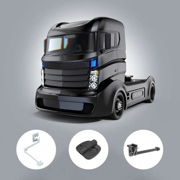 Southco: Nuevos conceptos de accesorios para el camión autónomo del futuro 